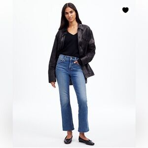 Madewell Kick Out Crop Jeans in Oneida Wash